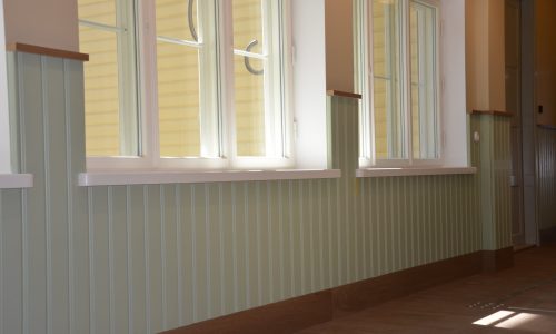 Sajandipikkuse ajalooga Kunstikooli hoone värskendamine, kus uuendati vahelaed, välisilme ja taaselustati sisemised puitelemendid.
